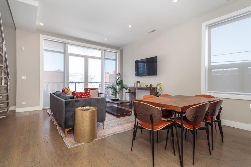シカゴ Breathtaking Downtown Penthouse A - Sleeps 11ヴィラ エクステリア 写真